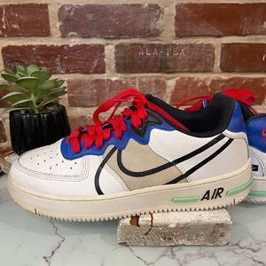 NIKE AIR FORCE 1 REACT BIG KIDS 7